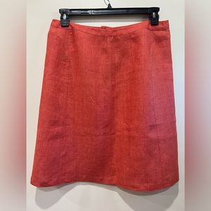 Ellen Tracy Linen Skirt